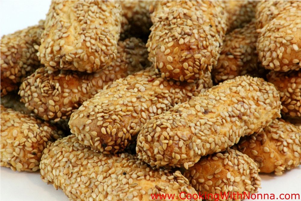 Sesame Seed Cookies Biscotti Regina